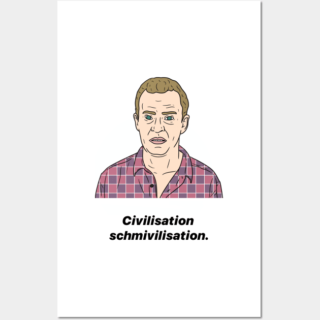 JEZ | CIVILISATION SCHMIVILISATION Wall Art by tommytyrer